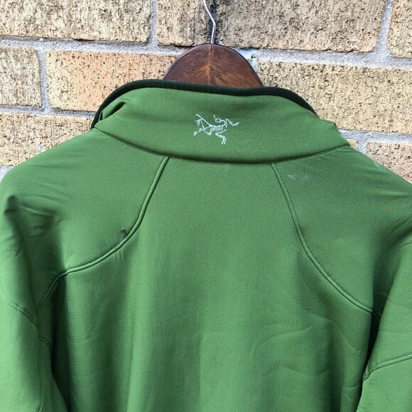 Vintage Arc'Teryx Polartec Fleece Lined Jacket XXL Green - Picture 3 of 13